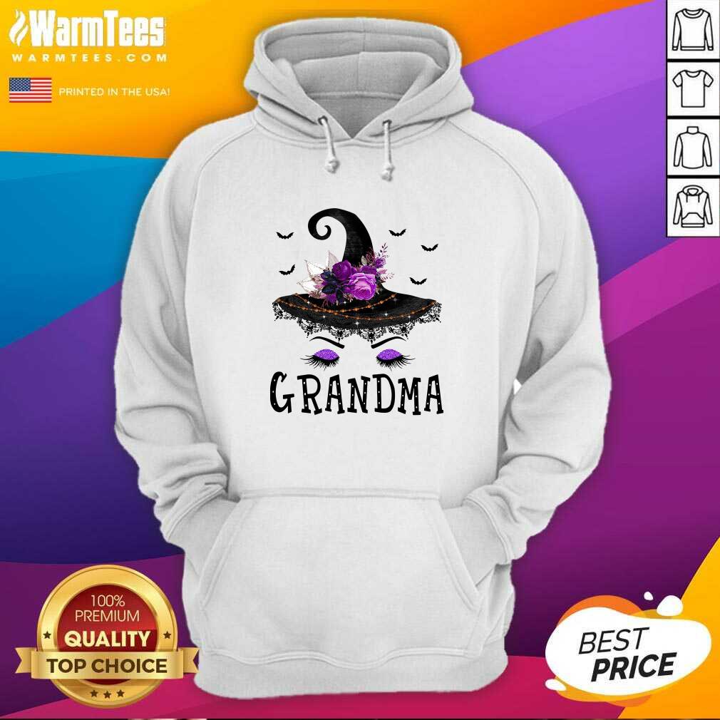 Hot Grandma Witch Hat Halloween Shirt - Image 2