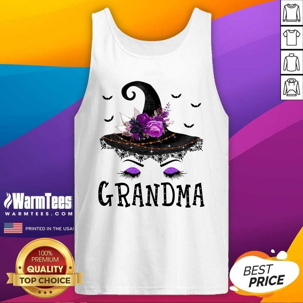 Hot Grandma Witch Hat Halloween Shirt - Image 4