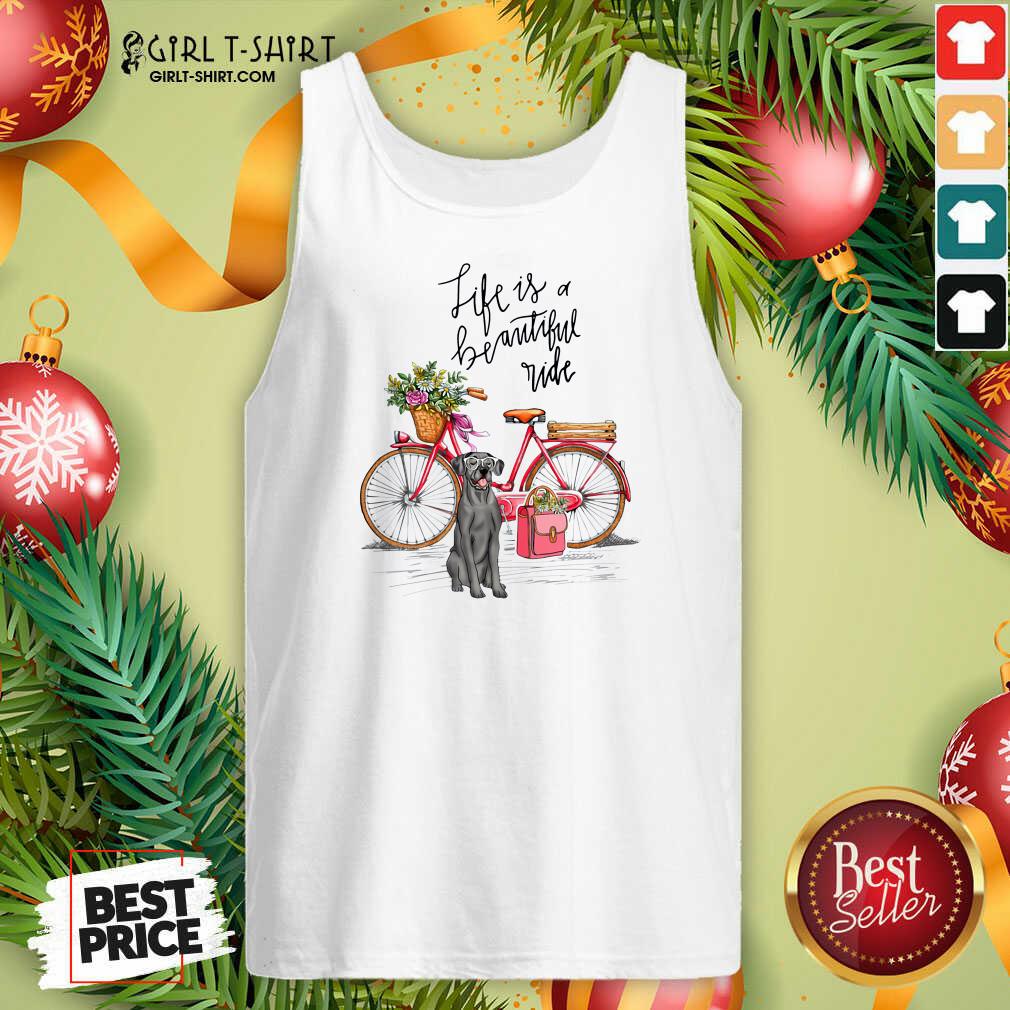 Hot Great Dane Bike Like A Beautiful Ride Shirt - Image 3