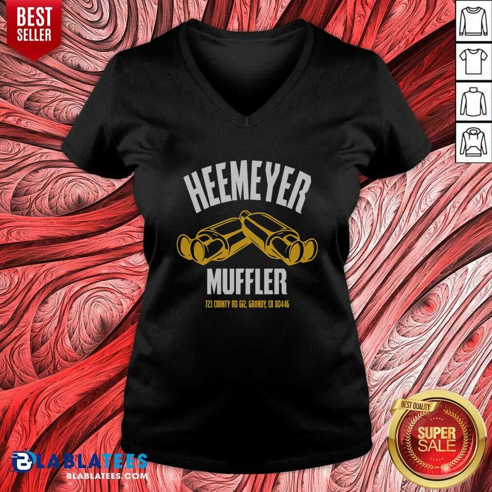 Hot Heemeyer Muffler Dual Mufflers 723 County Rd 612 Granby Colorado 80446 Shirt - Image 5