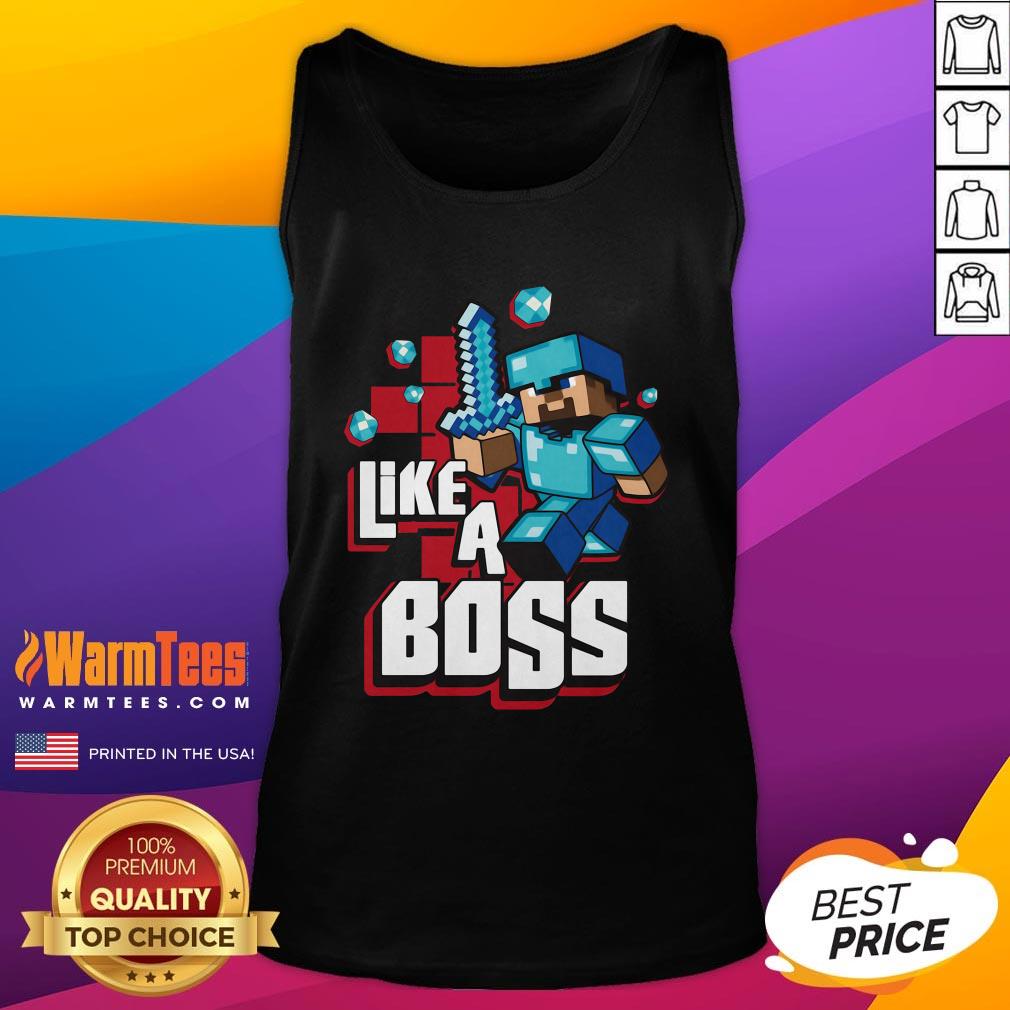 Hot JINX Minecraft Big Boys’ Like A Boss Shirt - Image 3