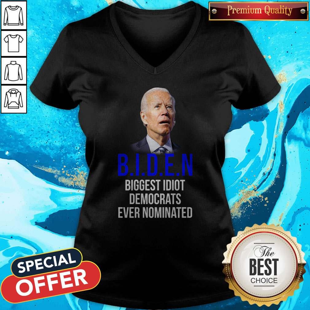 Hot Joe Biden Biggest Idiot Democrats Ever Nominated Shirt - Image 2