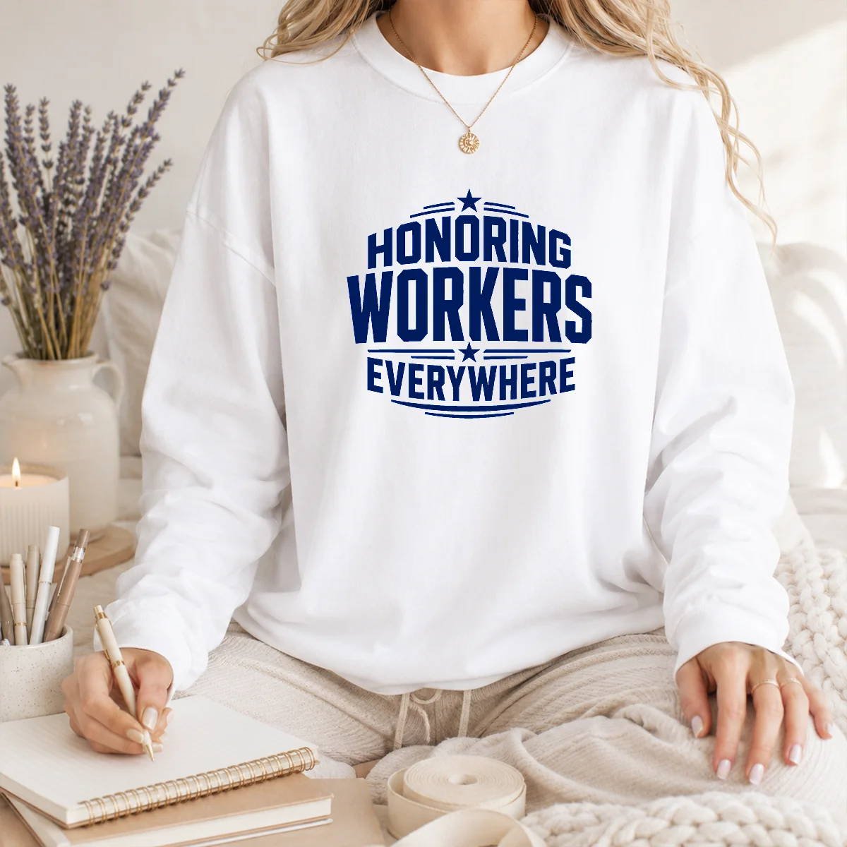 Hot Labour Day Workers Pride Line Art Shirt - Image 3