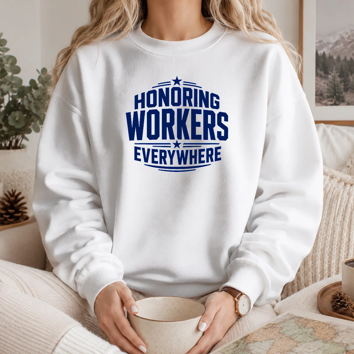 Hot Labour Day Workers Pride Line Art Shirt - Image 5
