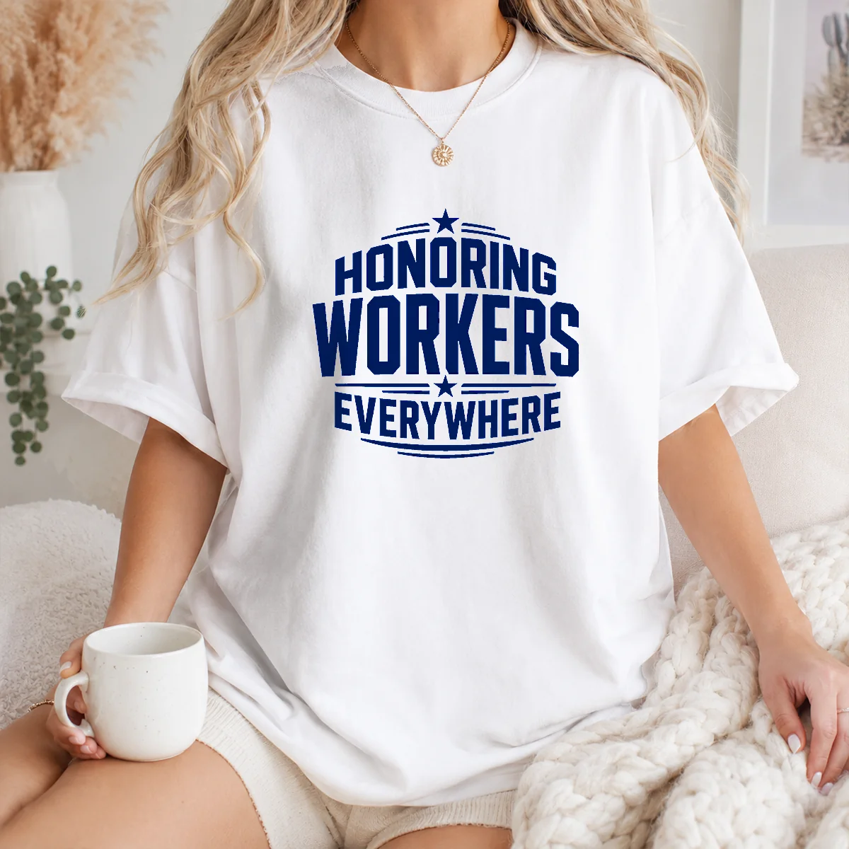 Hot Labour Day Workers Pride Line Art Shirt