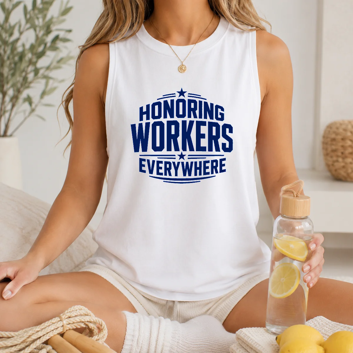 Hot Labour Day Workers Pride Line Art Shirt - Image 6