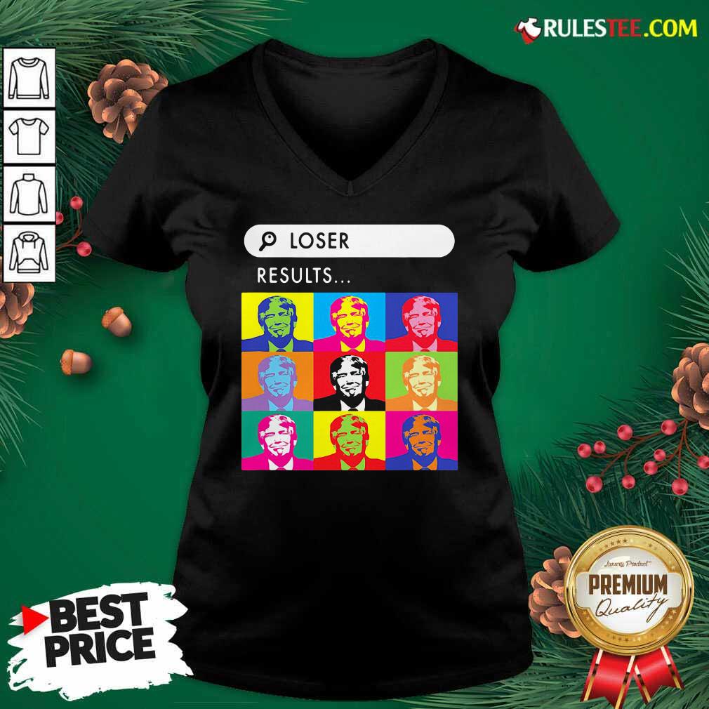Hot Loser Resuits Search Donald Trump Andy Warhol Shirt - Image 3