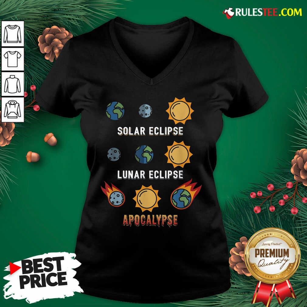 Hot Lunar Eclipse Solar Eclipse Apocalypse Shirt - Image 4