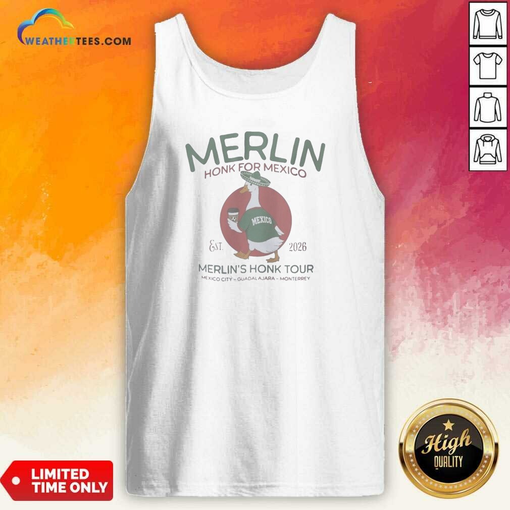 Hot Merlin Honk For Mexico Est 2026 Shirt - Image 4
