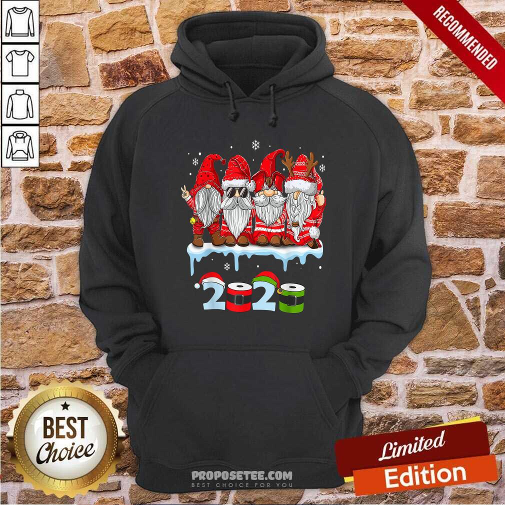 Hot Merry Christmas Gnomes Wear Mask 2020 Quarantine Xmas Shirt - Image 2