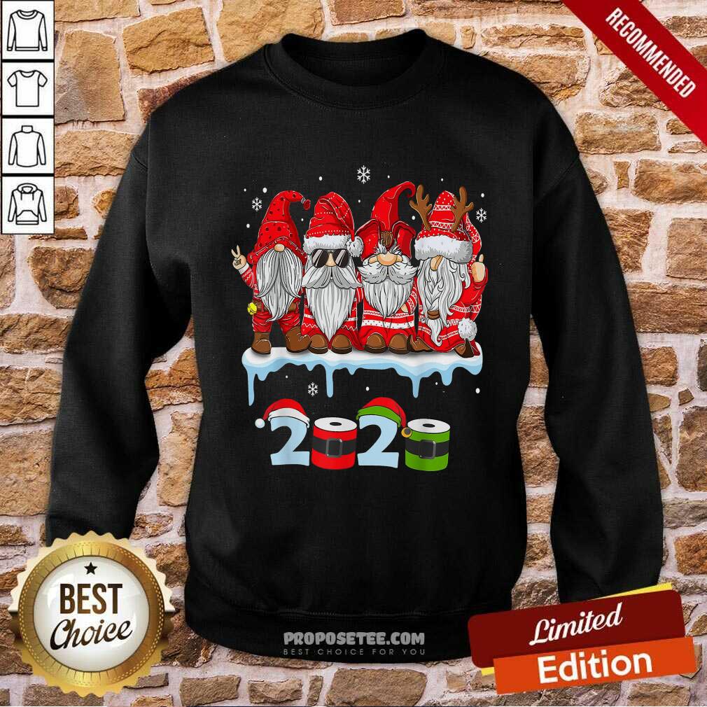 Hot Merry Christmas Gnomes Wear Mask 2020 Quarantine Xmas Shirt - Image 5