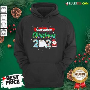 Alternative view of Hot Merry Quarantine Christmas 2020 Pajamas T-Shirt