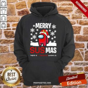 Alternative view of Hot Merry Sus-Mas Among Us Game Shirt