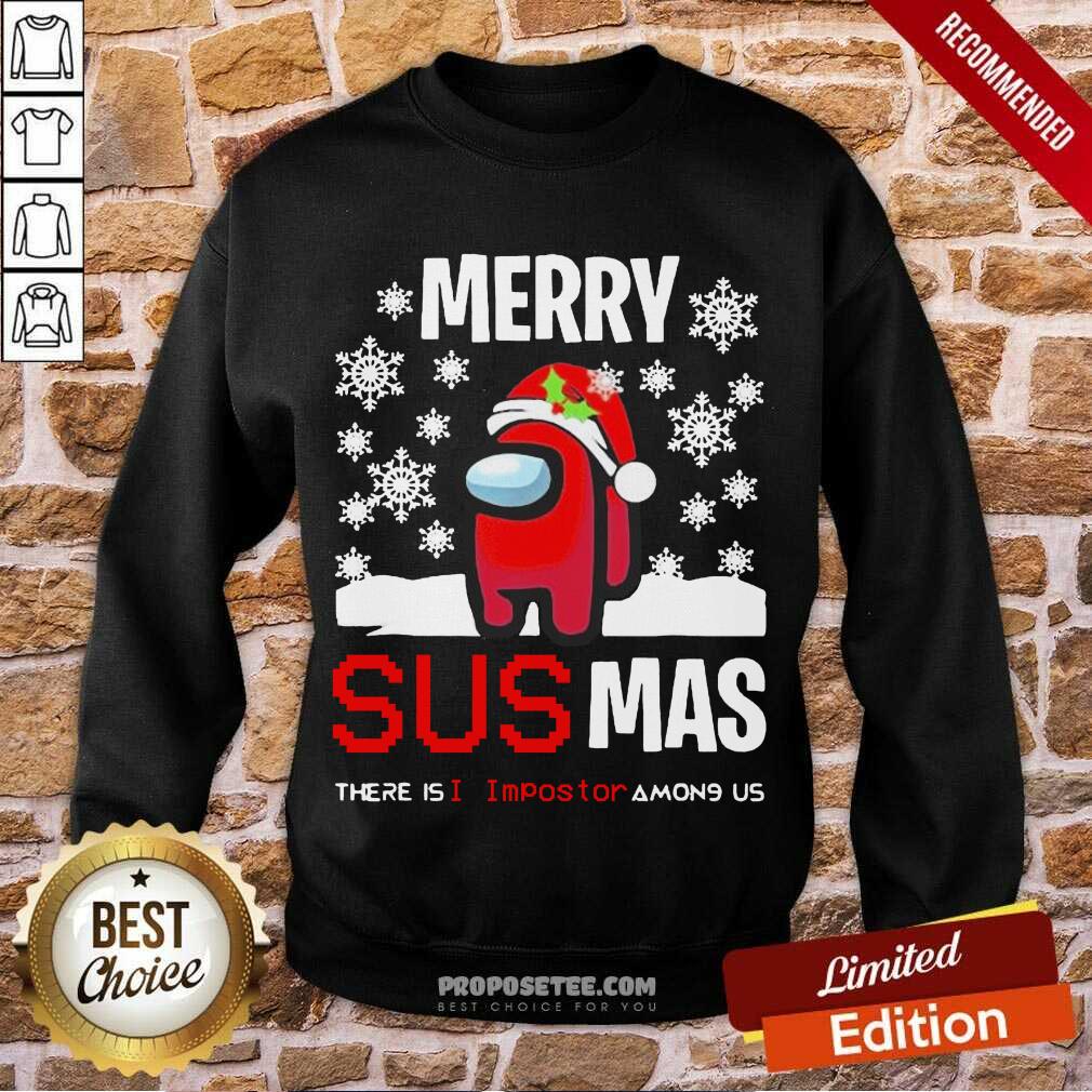 Hot Merry Sus-Mas Among Us Game Shirt - Image 5
