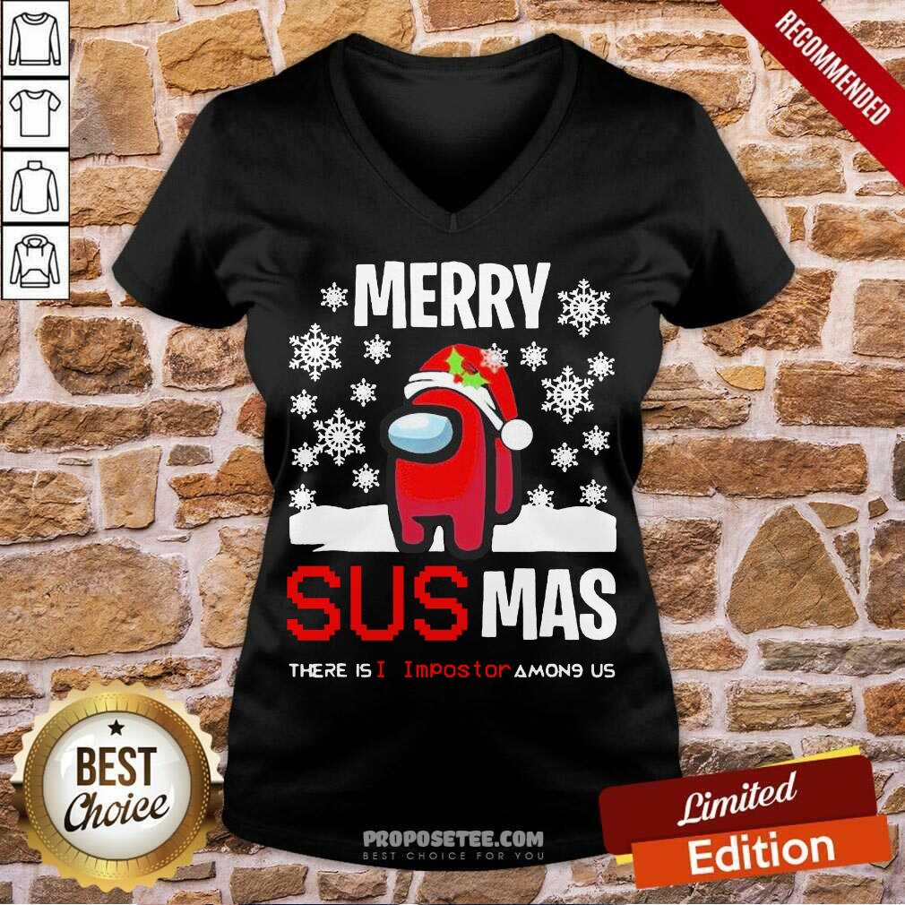 Hot Merry Sus-Mas Among Us Game Shirt - Image 3