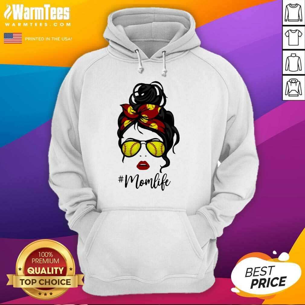 Hot Mom Life Softball Baseball Gold 201 Shirt - Image 5