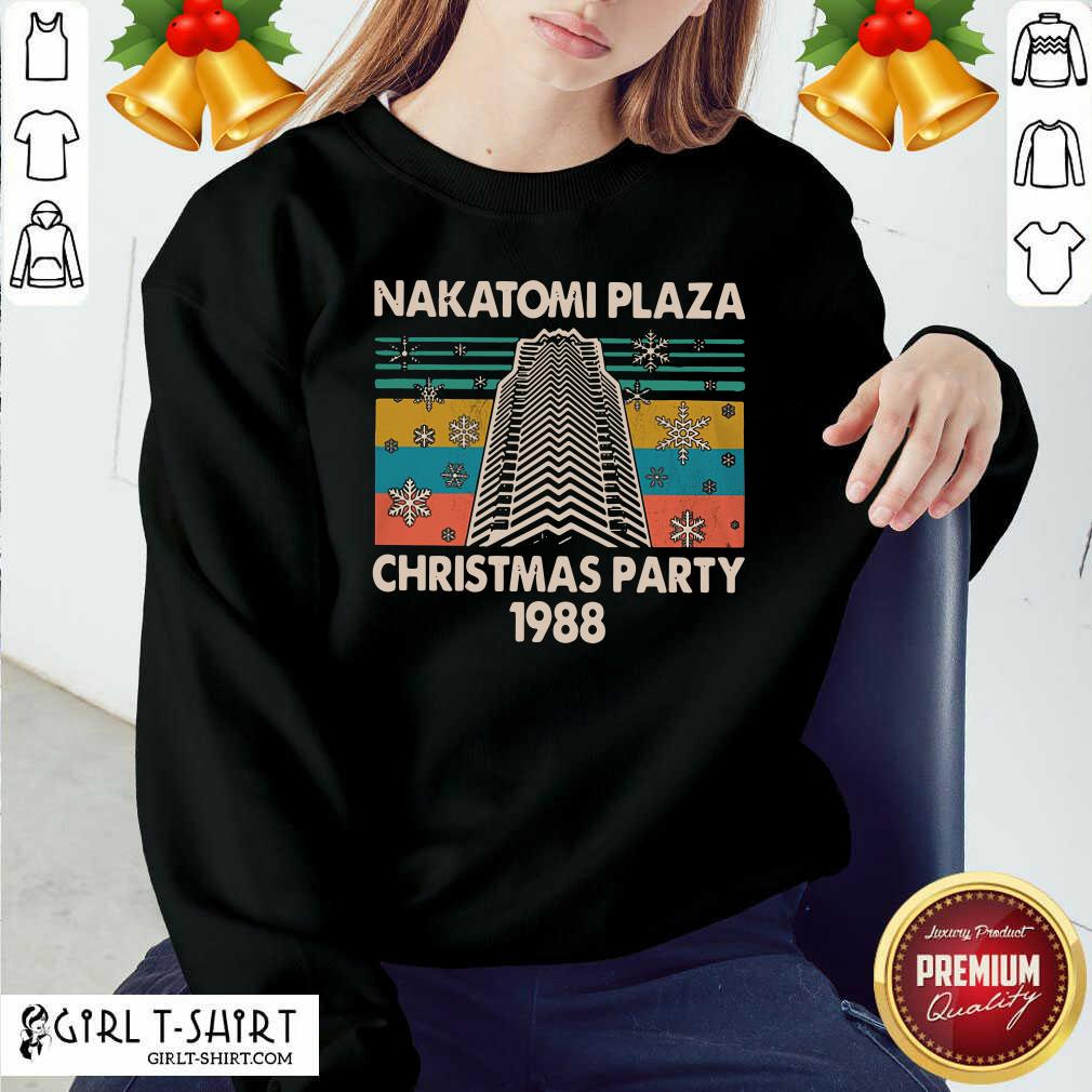 Hot Nakatomi Plaza Christmas Party 1988 Vintage Shirt - Image 3