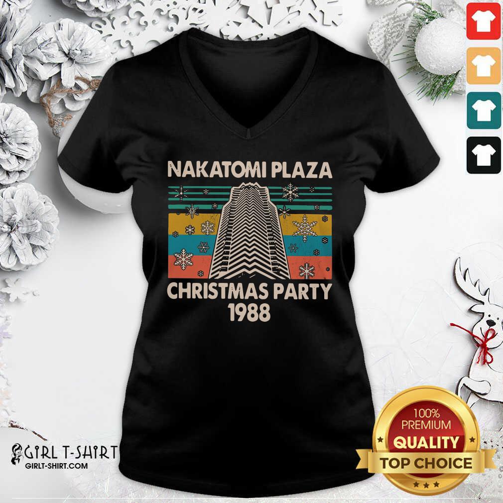 Hot Nakatomi Plaza Christmas Party 1988 Vintage Shirt - Image 5