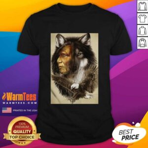 Hot Native American Indian Wolf Eagle Shirt
