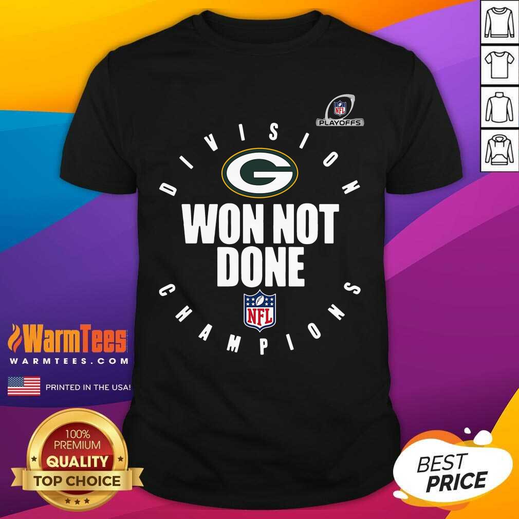 Hot Nfl Playoffs 2020 Won Not Done Division Champions Green Packers Shirt