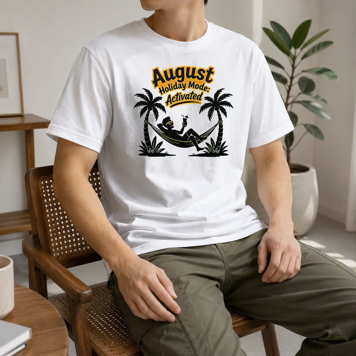 Hot Official August Holiday Silhouette For Proud Summer Relaxers Shirt
