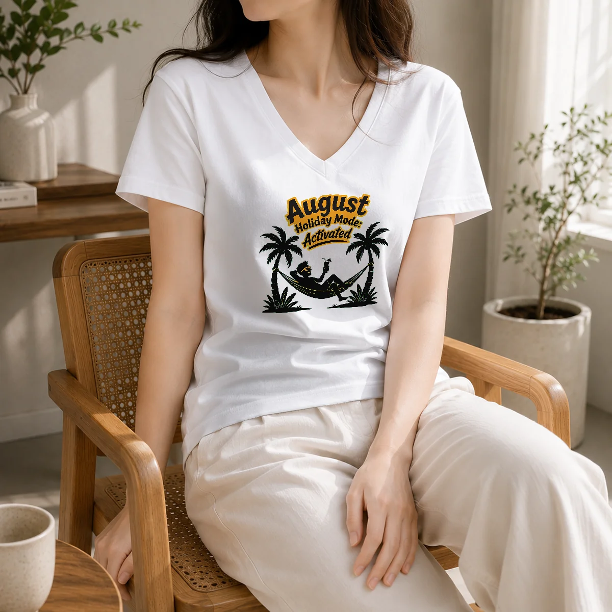 Hot Official August Holiday Silhouette For Proud Summer Relaxers Shirt - Image 2