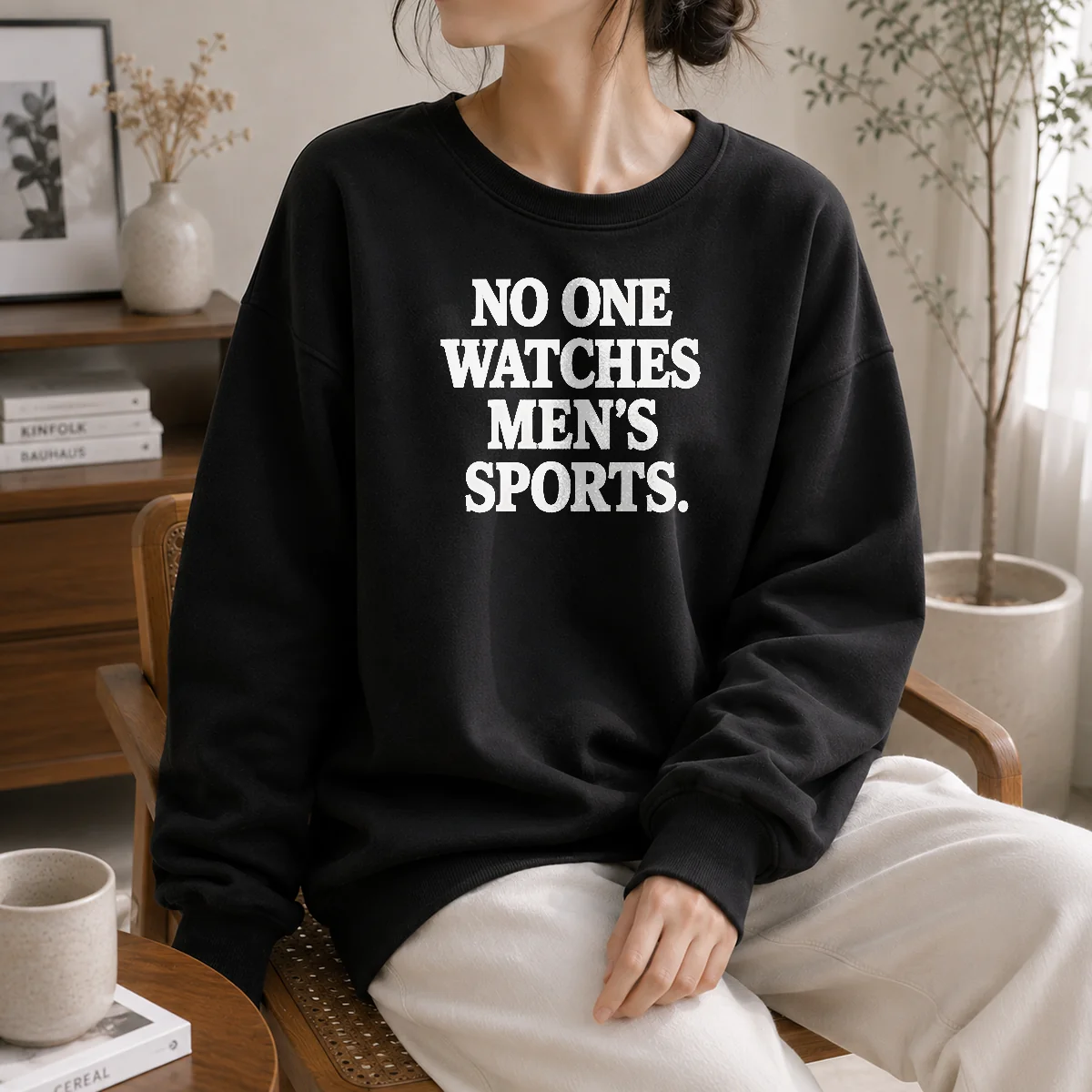 Hot Official No One Watches Men's Sports Satire Ironic Shirt - Image 7