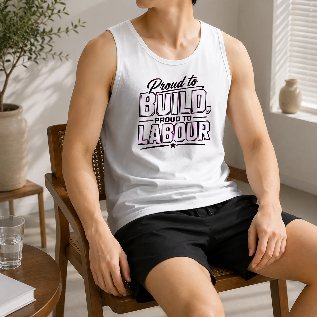 Hot Pretty Labour Day Pride Line Art For Builders Shirt - Image 3