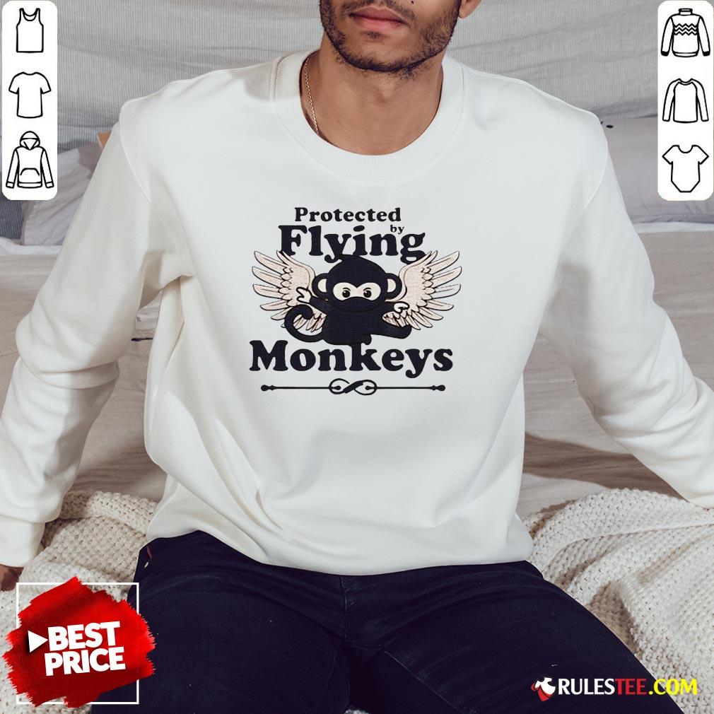 Hot Protected By Flying Monkeys Ninja Shirt - Image 5