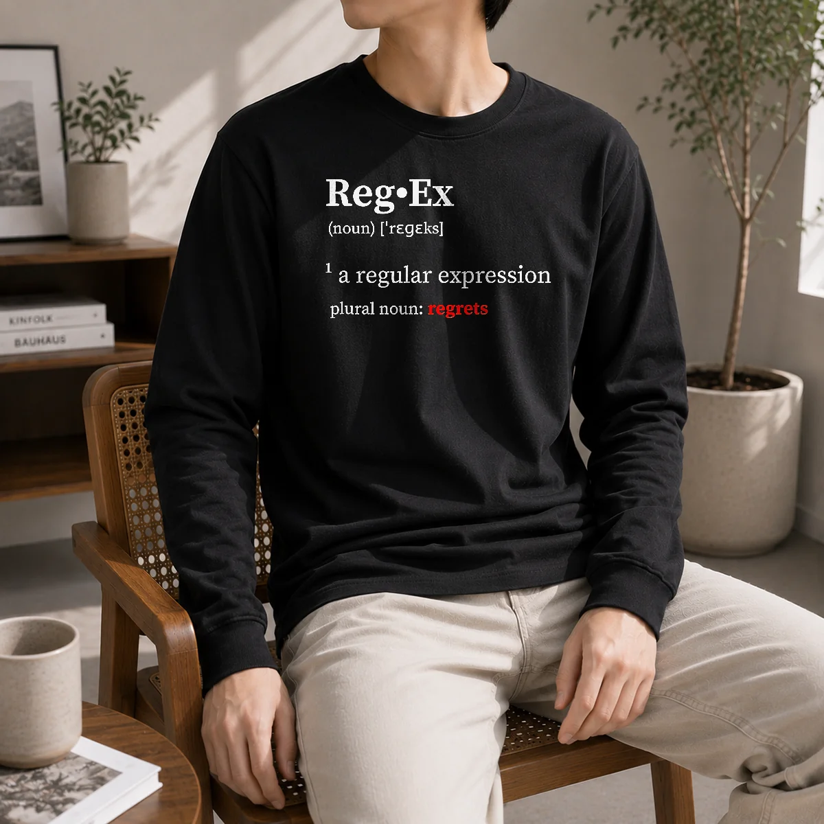 Hot RegEx Definition A Regular Expression Plural Noun Regrets Shirt - Image 6