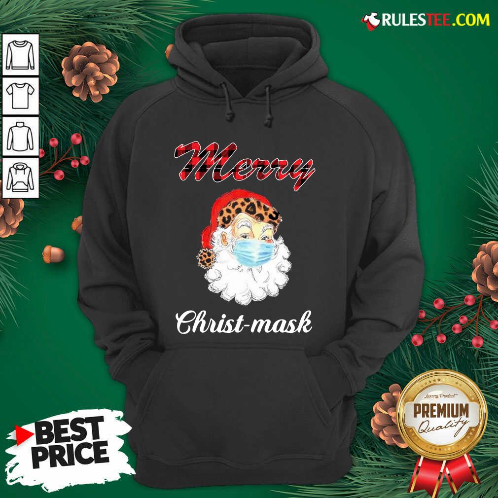 Hot Santa Claus Face Mask Merry Christmas 2020 Shirt - Image 2