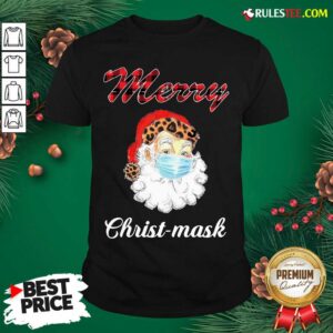 Hot Santa Claus Face Mask Merry Christmas 2020 Shirt