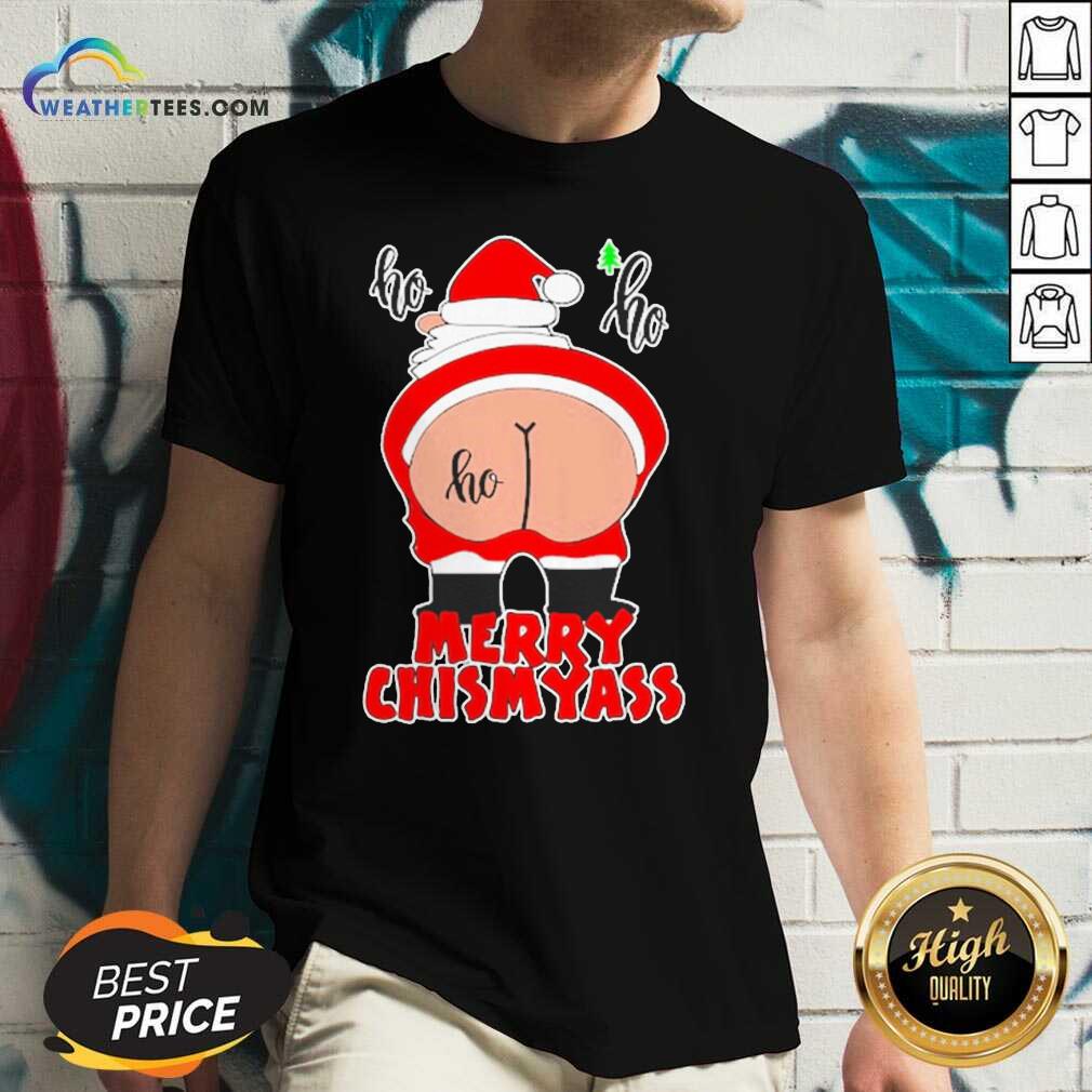 Hot Santa Claus Ho Ho Merry Christmas Shirt - Image 2
