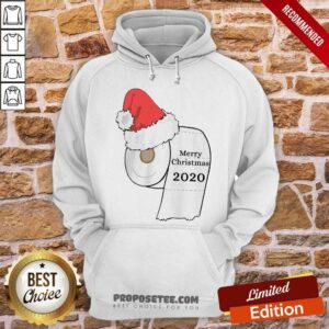 Alternative view of Hot Santa Hat Toilet Paper Merry Christmas 2020 Shirt