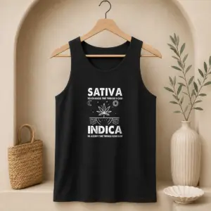 Alternative view of Hot Sativa To Change The Things I Can Indica To Accept The Things I Can Not Shirt