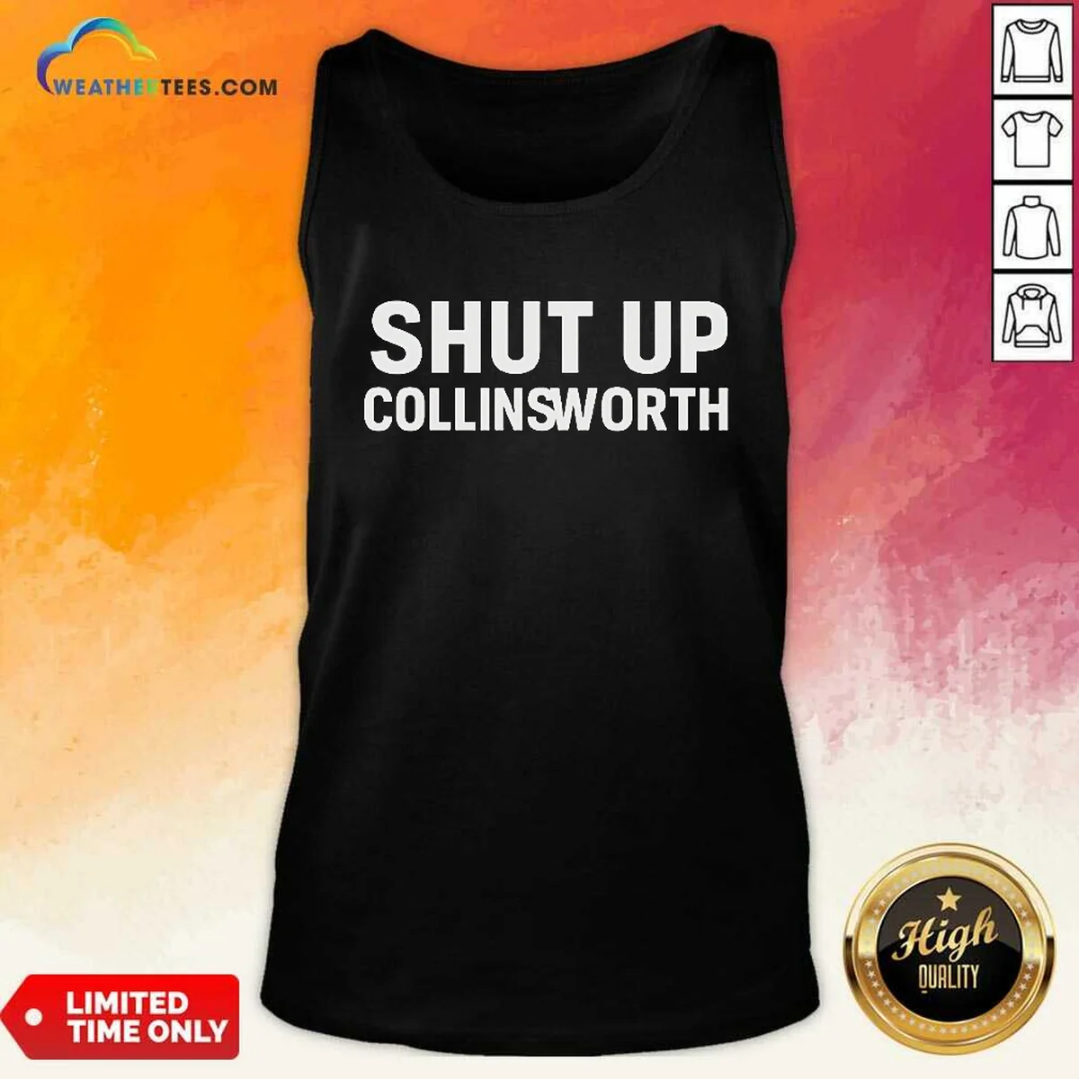Hot Shut Up Collinsworth NFL Football Broadcaster Shirt - Image 5