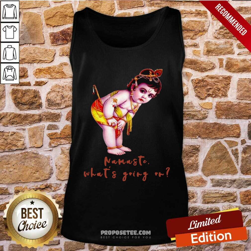Hot Spiritual Hindu God Krishna Meditation Shirt - Image 4