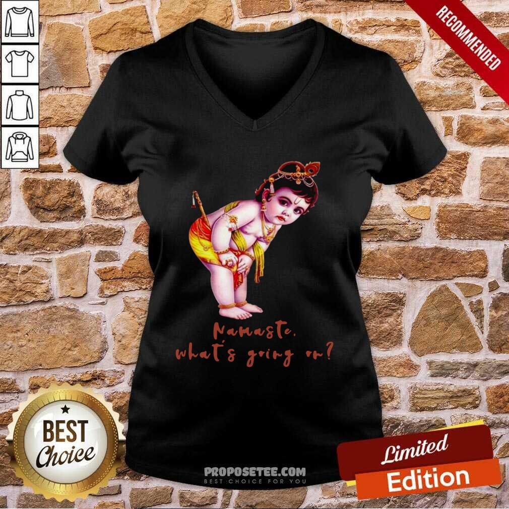 Hot Spiritual Hindu God Krishna Meditation Shirt - Image 3