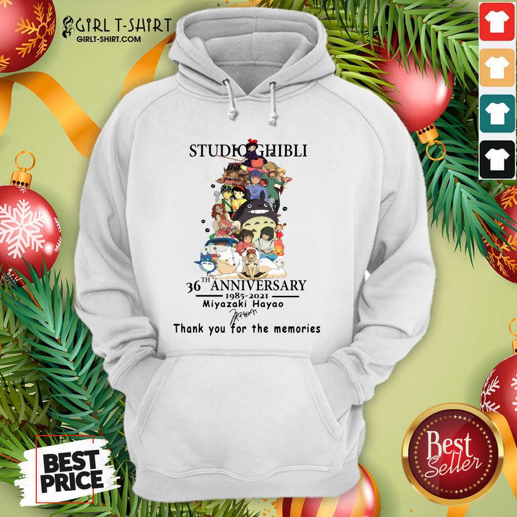 Hot Studio Ghibli 36th Anniversary Thank You For The Memories Signatures Shirt - Image 5