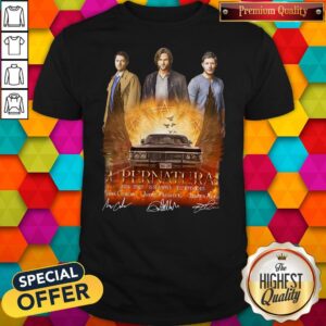 Hot Supernatural 2005 2020 15 Seasons 327 Episodes Signatures Shirt