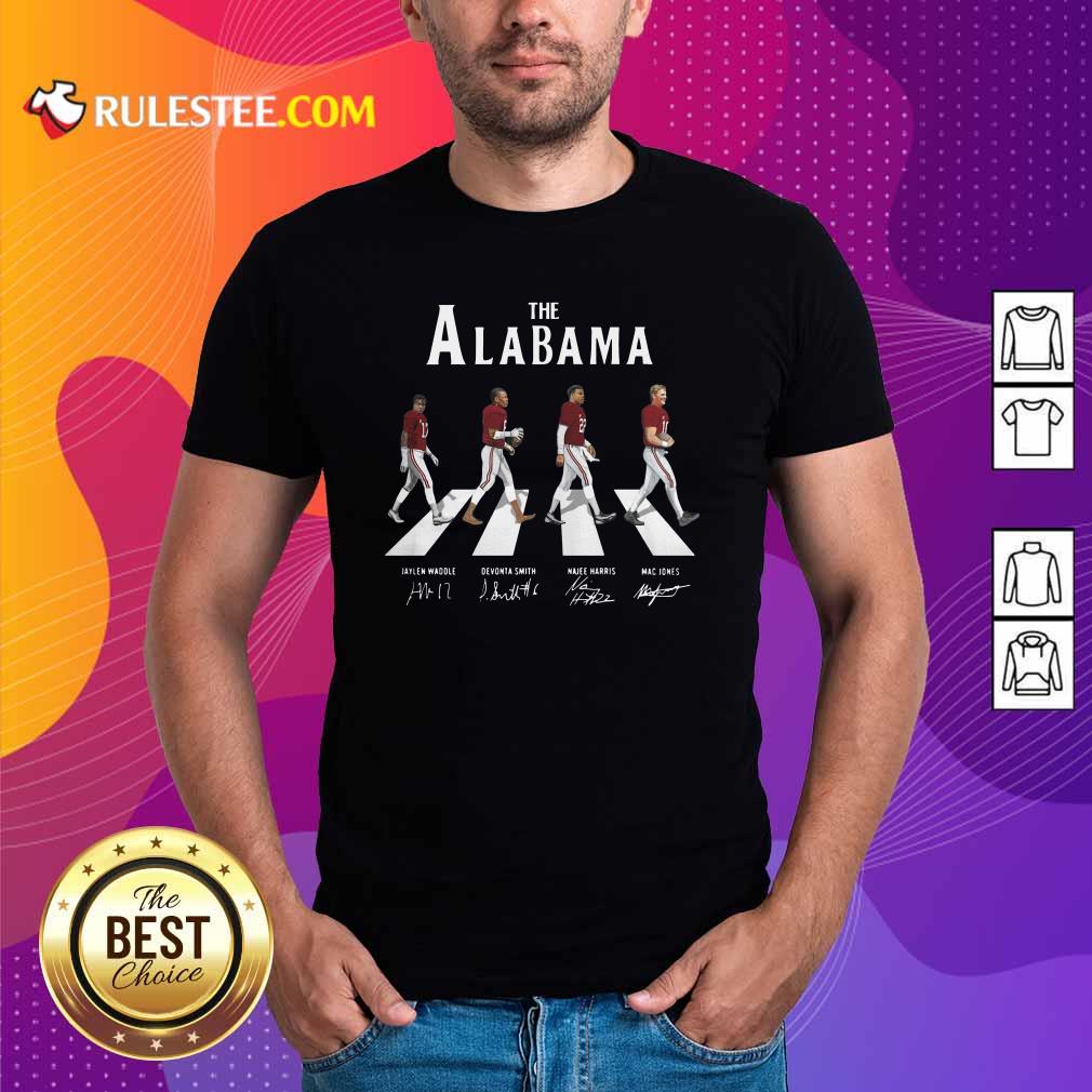 Hot The Alabama Crimson Tide Abbey Road Signatures Shirt