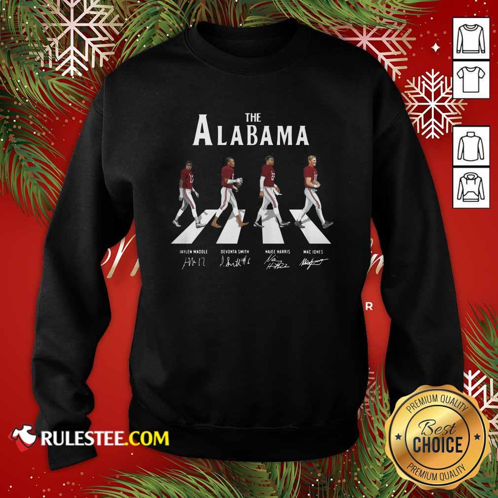 Hot The Alabama Crimson Tide Abbey Road Signatures Shirt - Image 5