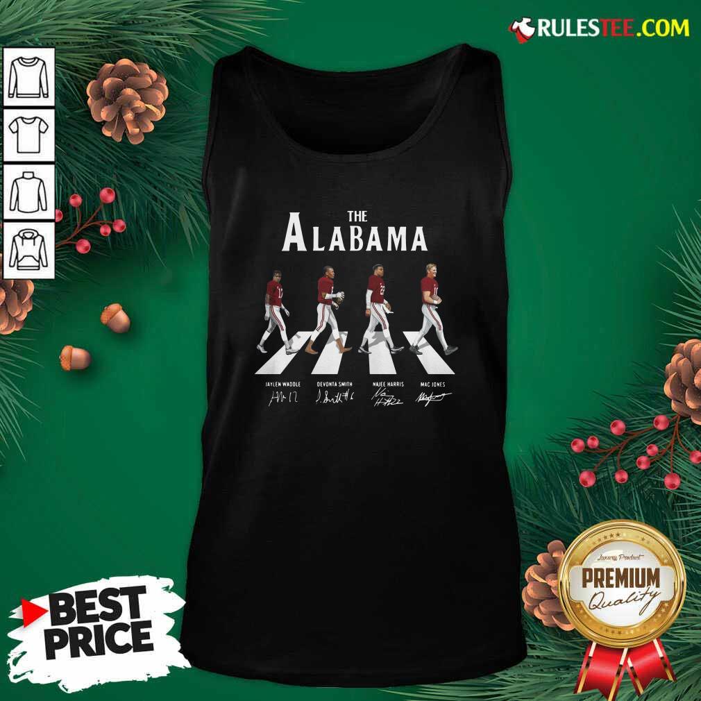 Hot The Alabama Crimson Tide Abbey Road Signatures Shirt - Image 4