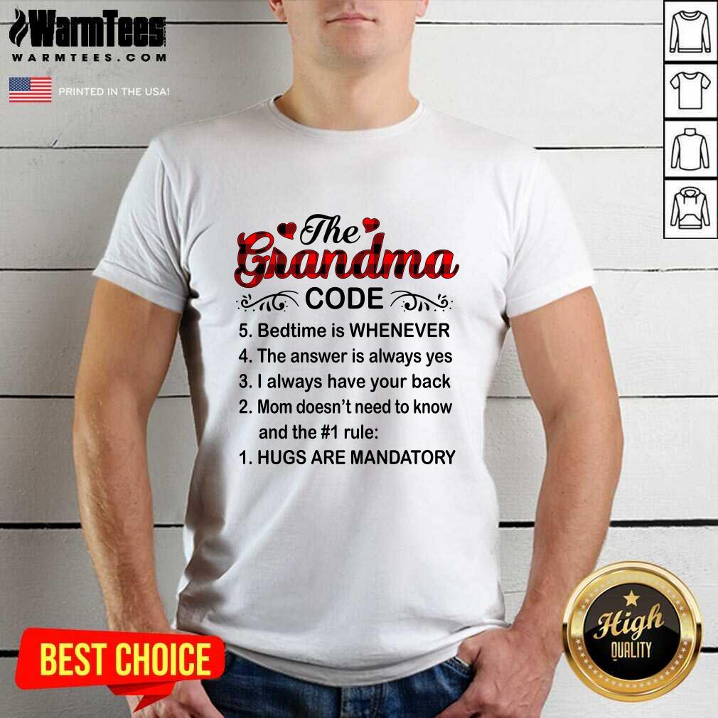 Hot The Grandma Code Mother Day Shirt