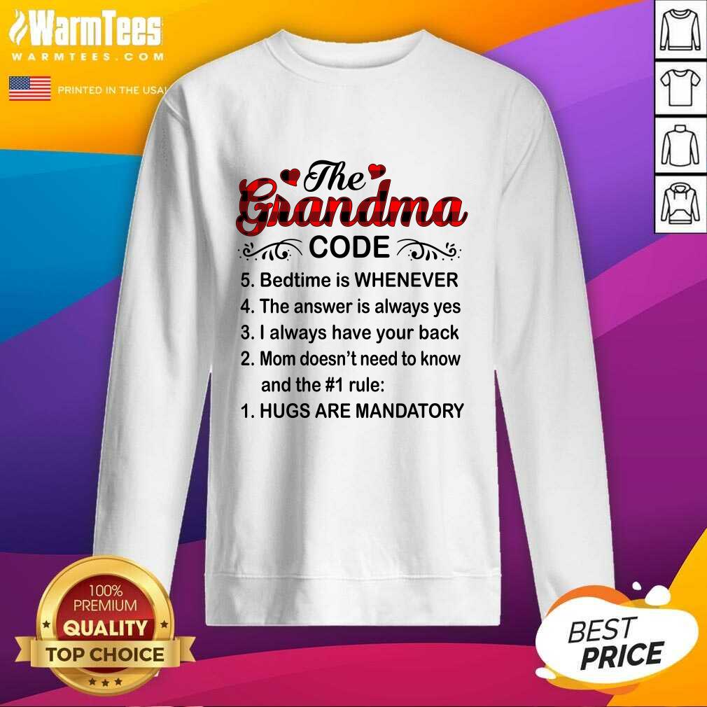 Hot The Grandma Code Mother Day Shirt - Image 3
