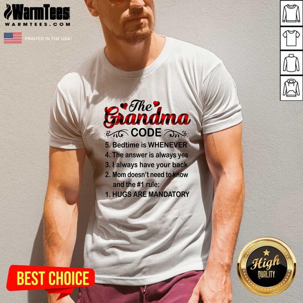Hot The Grandma Code Mother Day Shirt - Image 5