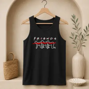 Alternative view of Hot The Human Centipede Friends Mashup Parody Shirt