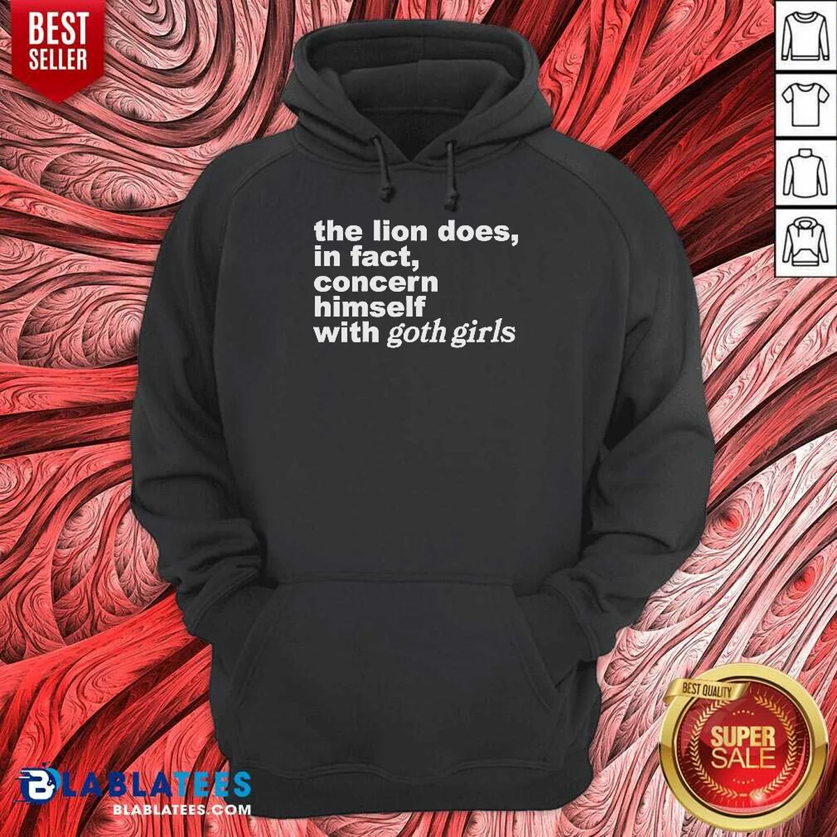 Hot The Lion Does In Fact Concern Himself With Goth Girls Shirt - Image 3