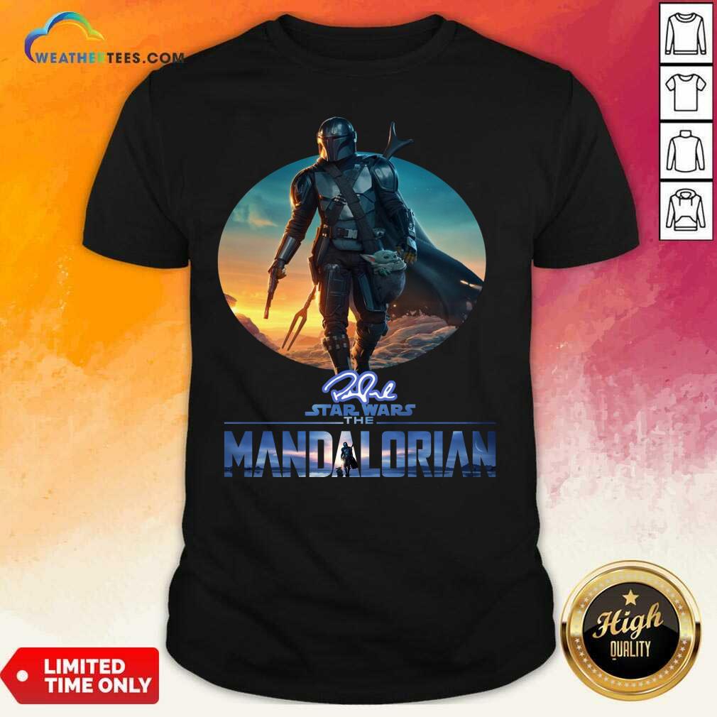 Hot The Mandalorian Star Wars Signature Sunset Shirt