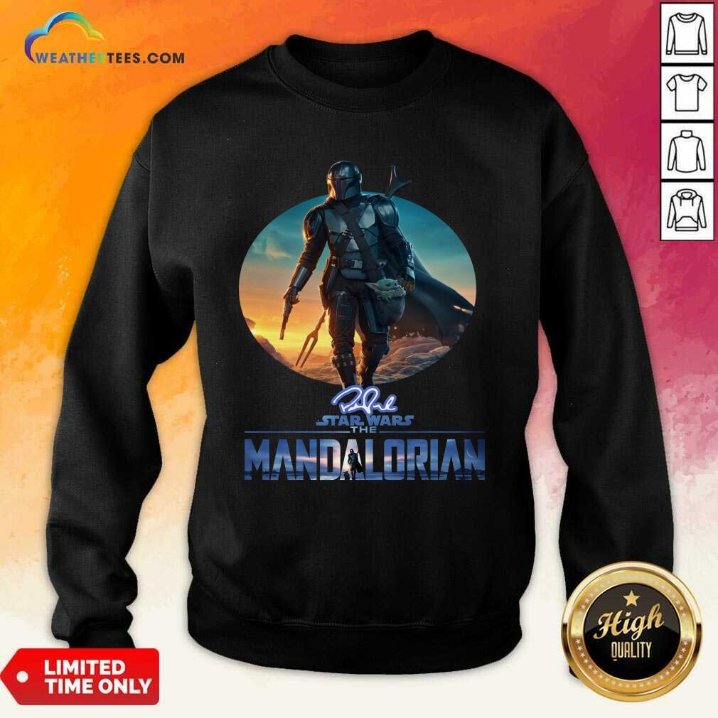 Hot The Mandalorian Star Wars Signature Sunset Shirt - Image 4